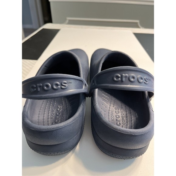 NWOT - Crocs Specialist II Clogs, Blue Rubber Slip On Men’s Size 11 - Picture 3 of 12